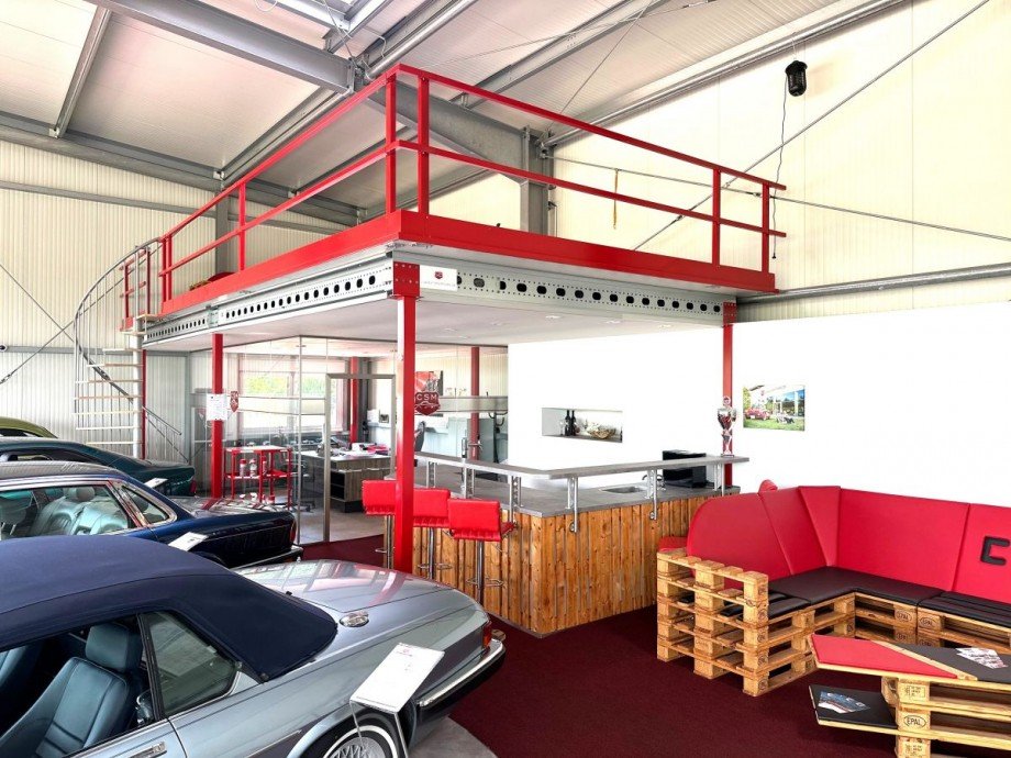 Ansicht B�ro und Tresen Halle / Lager / Produktion Beilrode