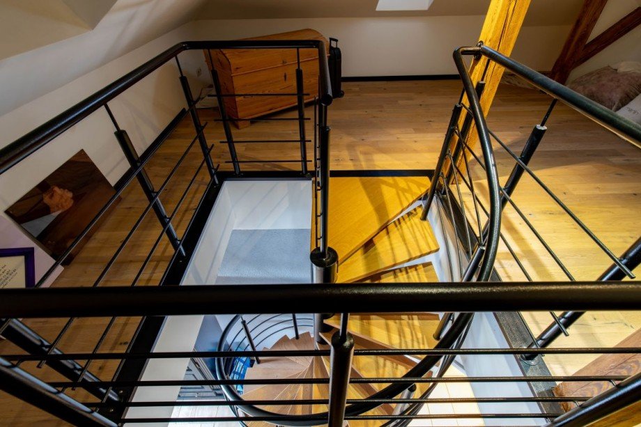 Fabrikantenvilla Aufgang Turmzimmer Villa Torgau