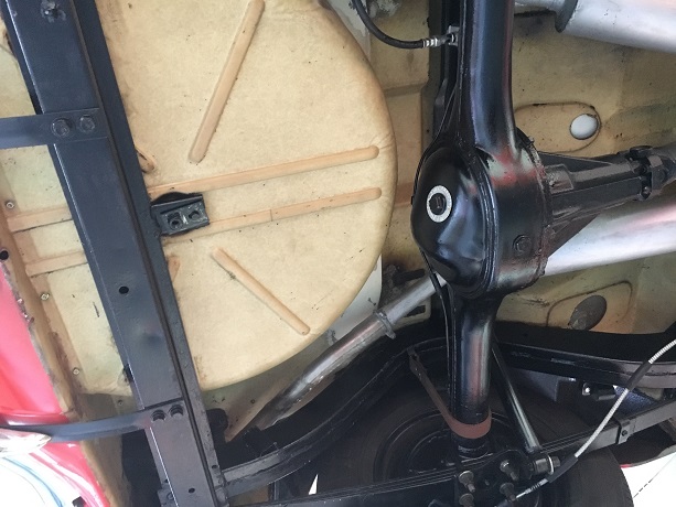 Corvette C1 1958 Unterboden mit Fangb�nder Renditeobjekt Beilrode