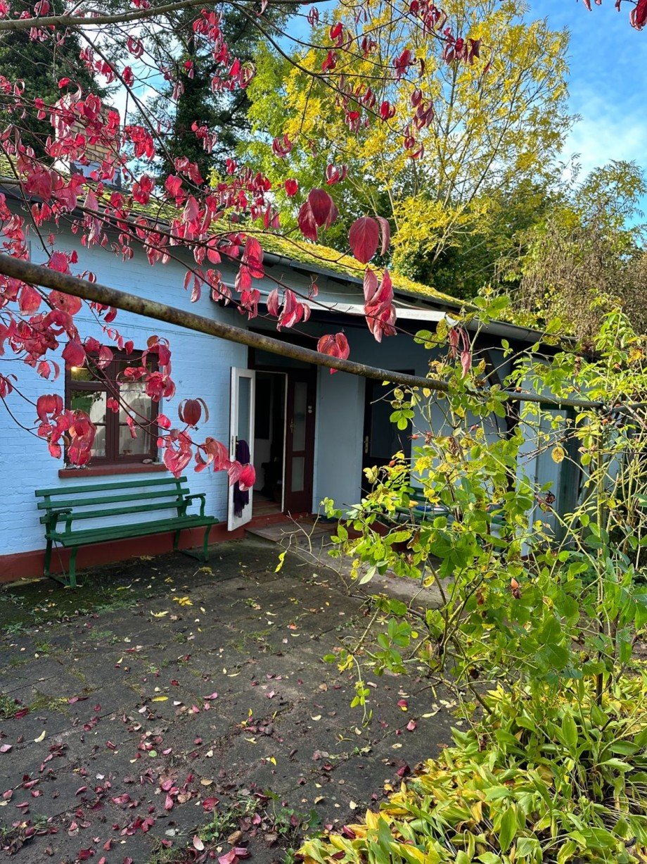 Hinterhof Ansicht Eingang Einfamilienhaus Rambin